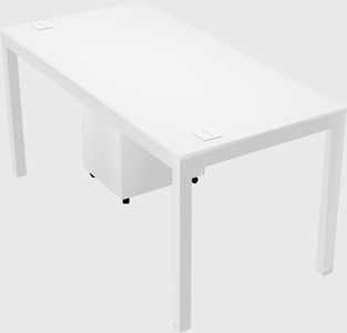 Rectangular desk