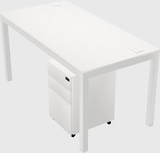Rectangular desk