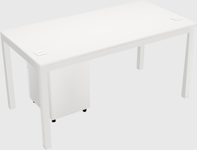 Rectangular desk