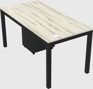 Rectangular desk