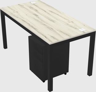 Rectangular desk