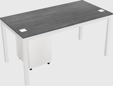 Rectangular desk
