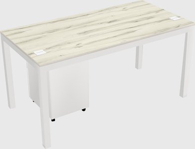Rectangular desk