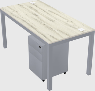 Rectangular desk