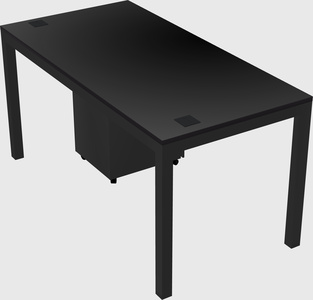 Rectangular desk