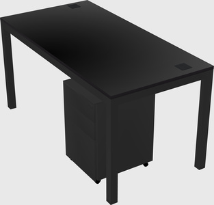 Rectangular desk