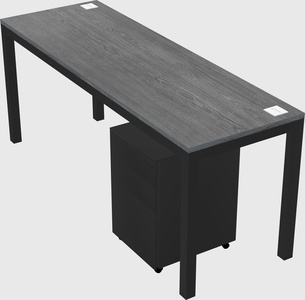 Rectangular desk
