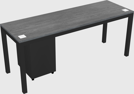 Rectangular desk