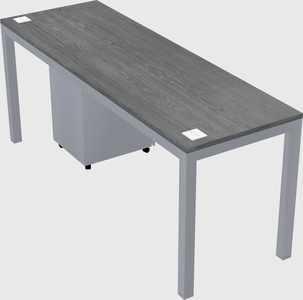 Rectangular desk