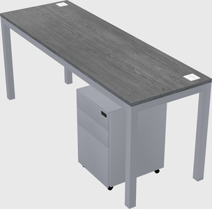 Rectangular desk