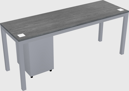 Rectangular desk