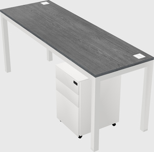 Rectangular desk