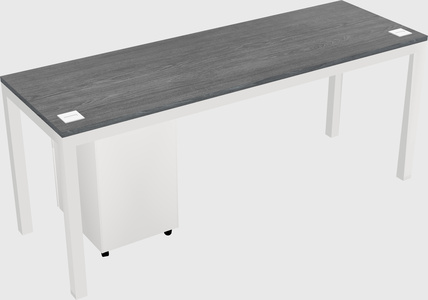 Rectangular desk