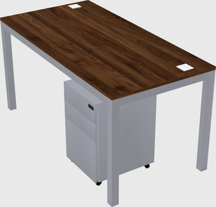 Rectangular desk