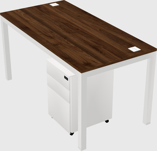 Rectangular desk