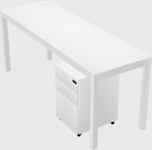 Rectangular desk