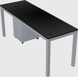 Rectangular desk