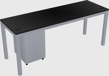 Rectangular desk