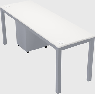 Rectangular desk