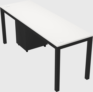 Rectangular desk