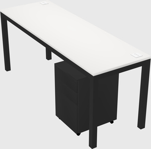 Rectangular desk