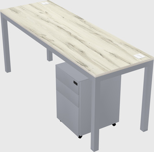 Rectangular desk