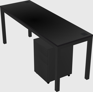 Rectangular desk