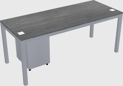 Rectangular desk