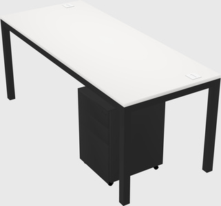 Rectangular desk
