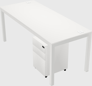 Rectangular desk