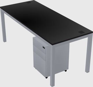 Rectangular desk