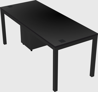 Rectangular desk