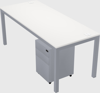 Rectangular desk