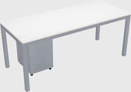 Rectangular desk