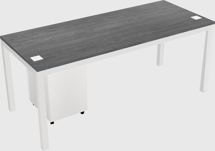 Rectangular desk