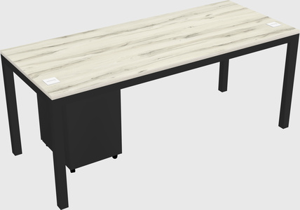 Rectangular desk
