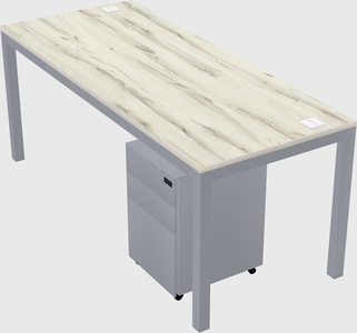 Rectangular desk