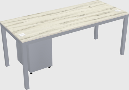 Rectangular desk