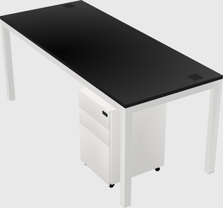 Rectangular desk