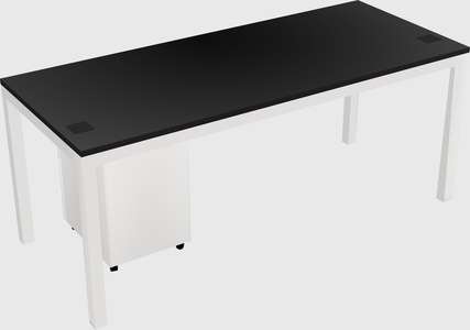 Rectangular desk