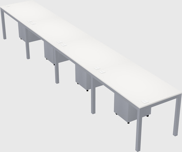 Rectangular desk