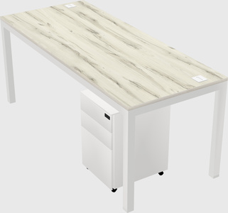 Rectangular desk