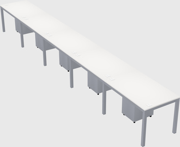 Rectangular desk