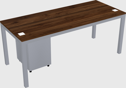 Rectangular desk