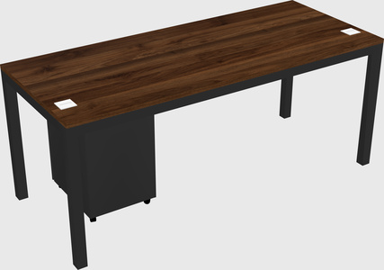 Rectangular desk
