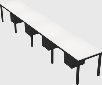 Rectangular desk