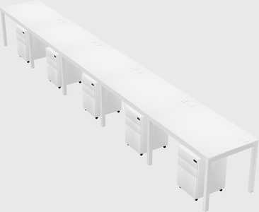 Rectangular desk