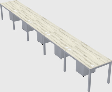 Rectangular desk