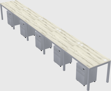 Rectangular desk