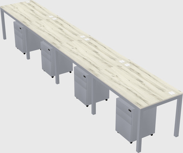 Rectangular desk